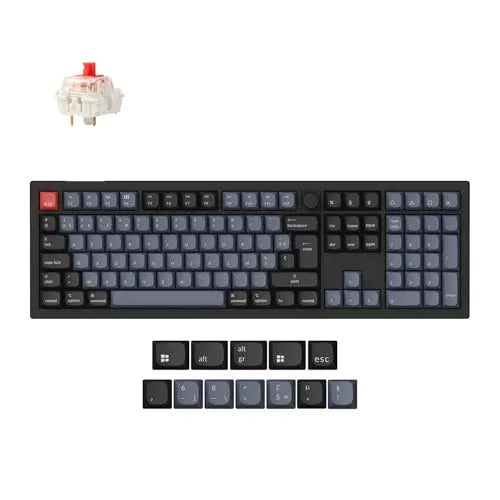 Keychron V6 Max Wireless AZERTY Full-size switch red